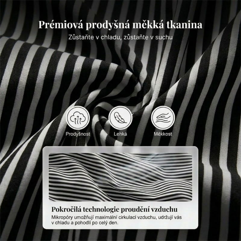 🔥Letné dochádzajúce pruhovaná košeľa na gombíky
