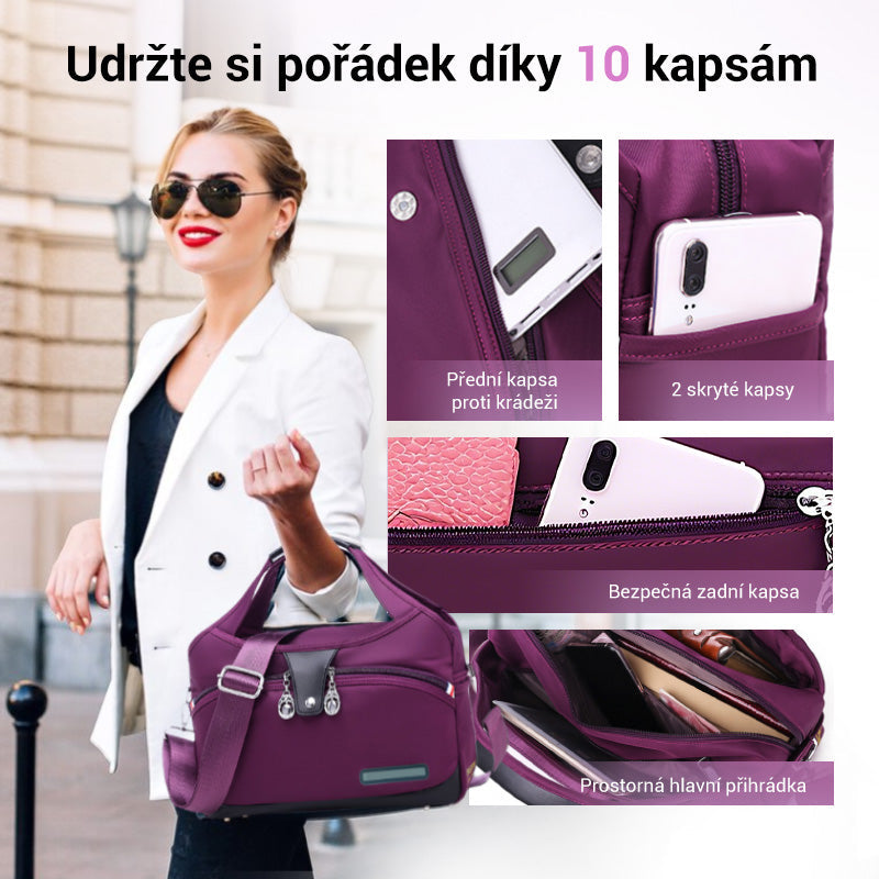 👜Módní taška s velkou kapacitou a ochranou proti krádeži