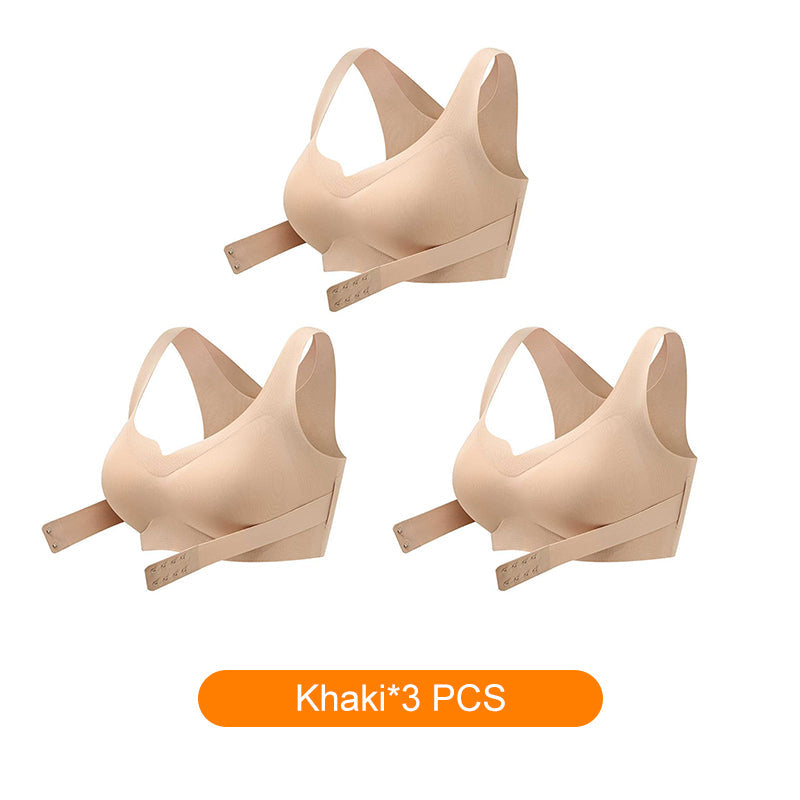 💕Dámska pohodlná bezšvová podprsenka s push-up zapínaním vpredu🎁
