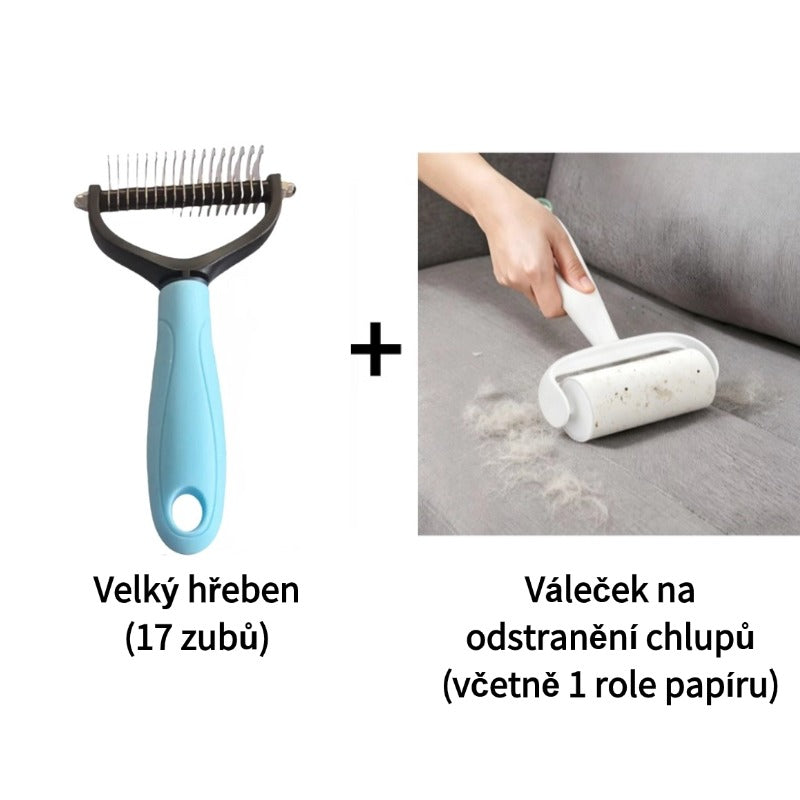 🐶Hrebeň na starostlivosť o srsť domácich maznáčikov ✨