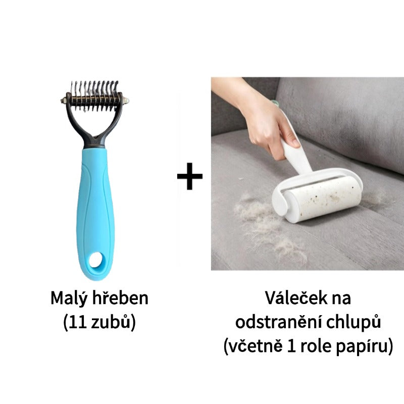 🐶Hrebeň na starostlivosť o srsť domácich maznáčikov ✨