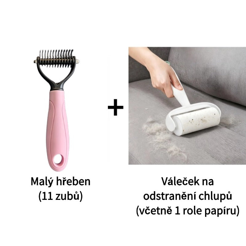 🐶Hrebeň na starostlivosť o srsť domácich maznáčikov ✨