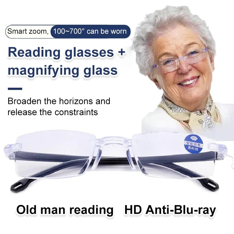 Autozoom okuliare na čítanie