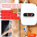 🚿 Prietokový ohrievač vody s termostatom – Kompaktný a energeticky úsporný – Ideálny do sprchy, k umývadlu alebo do kuchyne – Stála teplota vody, jednoduchá inštalácia 💧