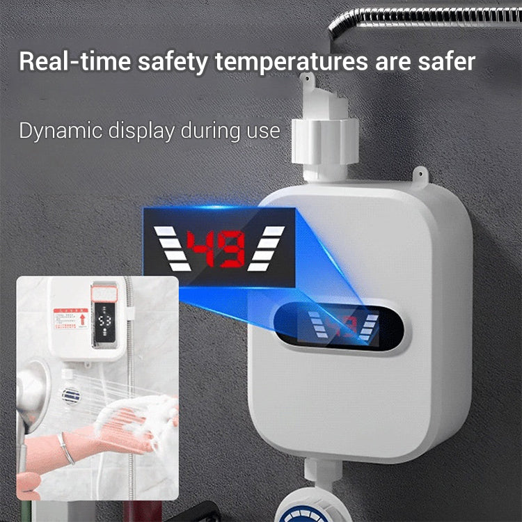 🚿 Prietokový ohrievač vody s termostatom – Kompaktný a energeticky úsporný – Ideálny do sprchy, k umývadlu alebo do kuchyne – Stála teplota vody, jednoduchá inštalácia 💧