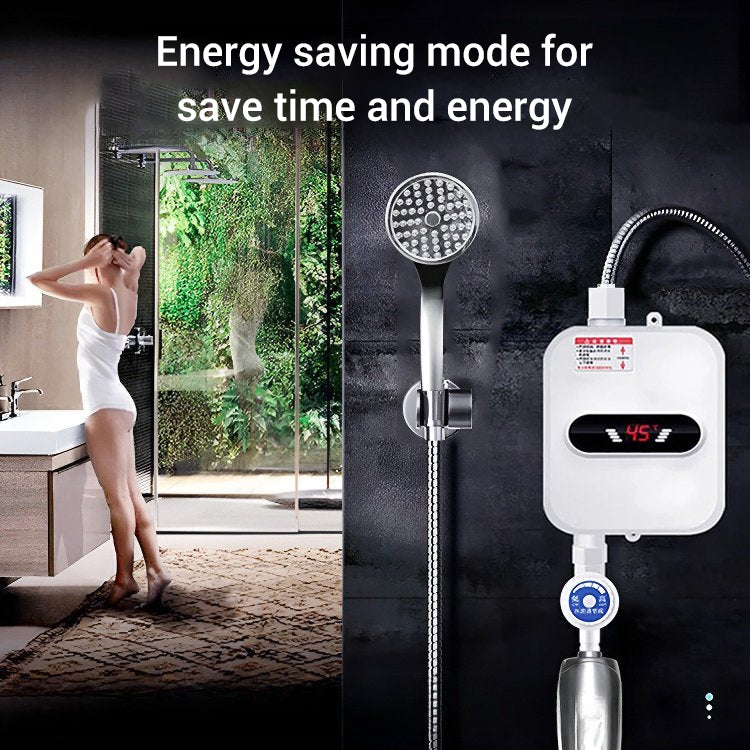 🚿 Prietokový ohrievač vody s termostatom – Kompaktný a energeticky úsporný – Ideálny do sprchy, k umývadlu alebo do kuchyne – Stála teplota vody, jednoduchá inštalácia 💧
