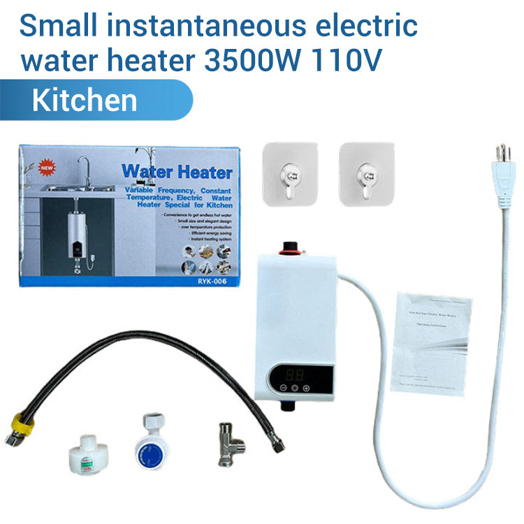 🚿 Prietokový ohrievač vody s termostatom – Kompaktný a energeticky úsporný – Ideálny do sprchy, k umývadlu alebo do kuchyne – Stála teplota vody, jednoduchá inštalácia 💧