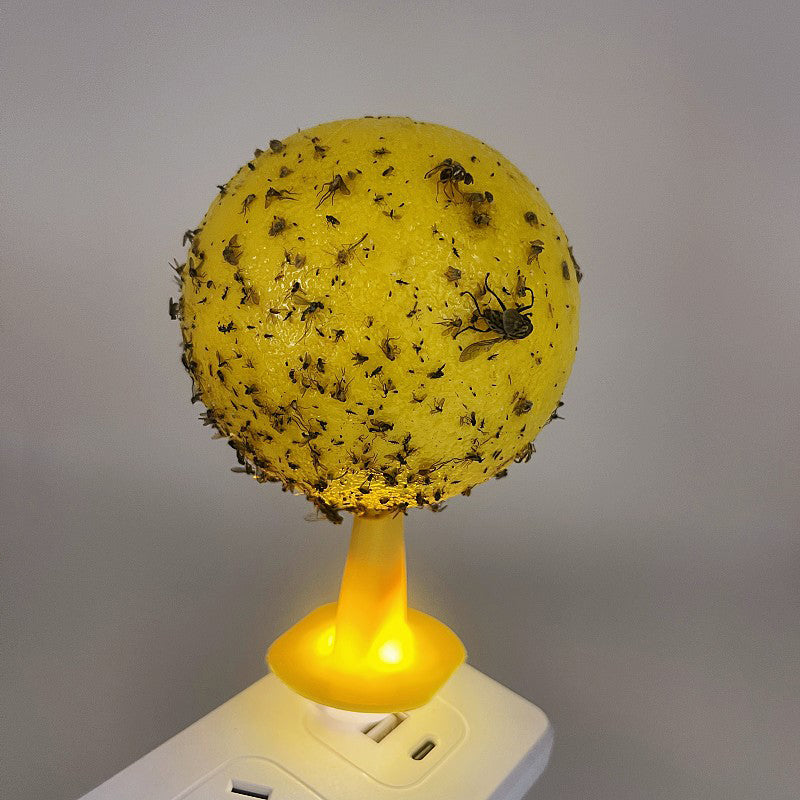 Lepkavá pastička na ovocné mušky so stojanom a LED diódou