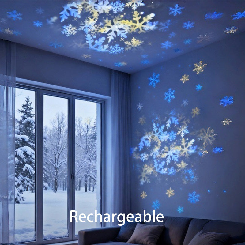 ✨Dynamicky rotujúce LED projektor