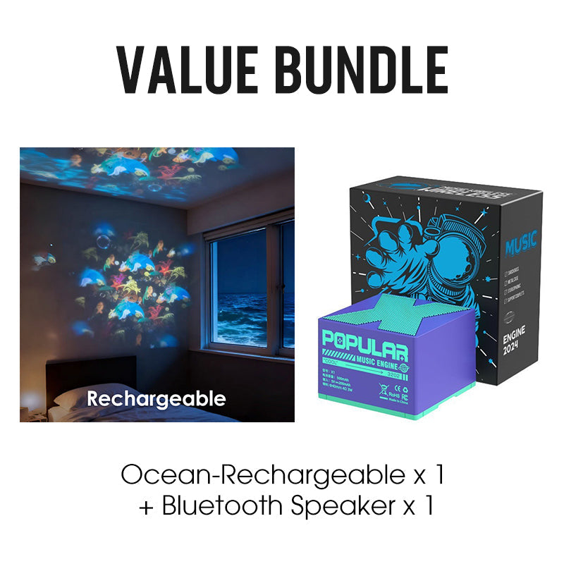 ✨Dynamicky rotujúce LED projektor