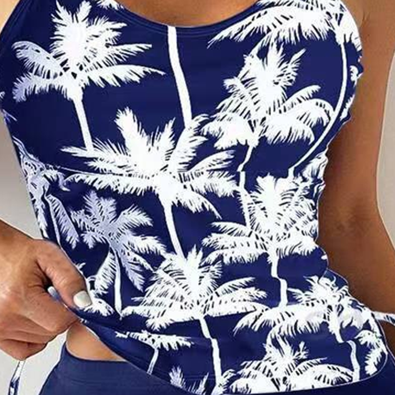 👙✨Dvoudílné plavky s volánky – Kontrola bříška a tvarování postavy