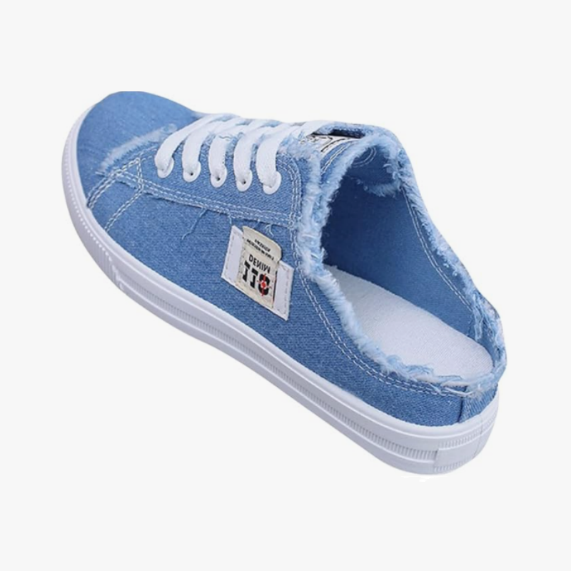 💐Dámske džínsové nazúvacie šľapky - pohodlná podrážka a uvoľnený štýl 👟☀️