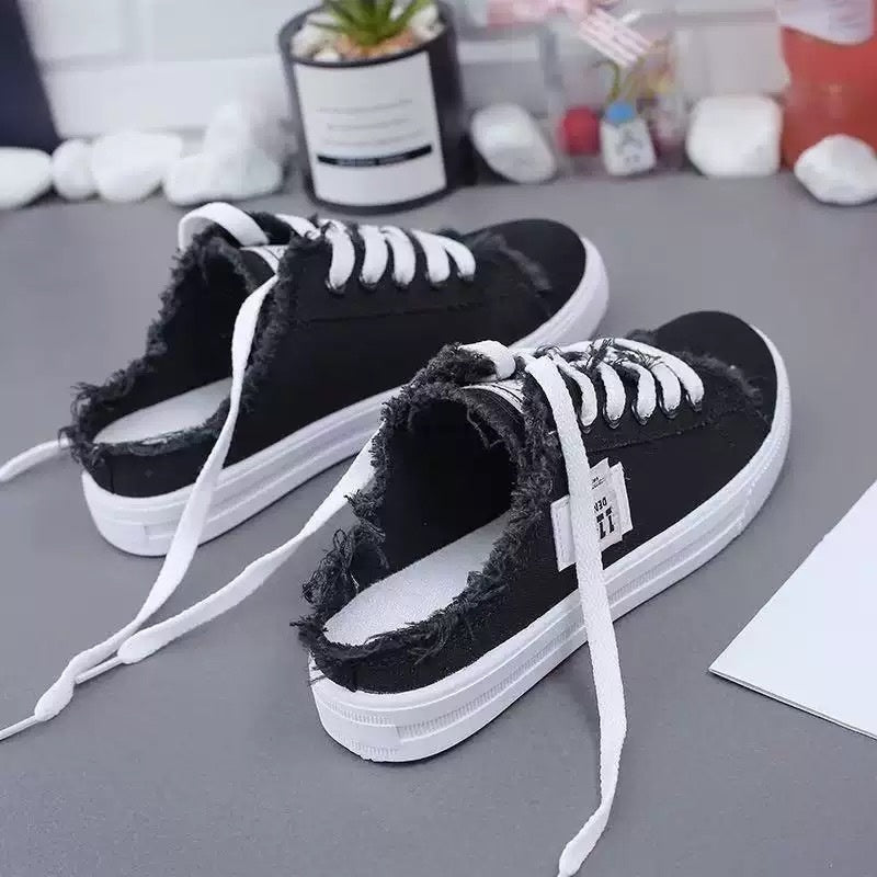 💐Dámske džínsové nazúvacie šľapky - pohodlná podrážka a uvoľnený štýl 👟☀️