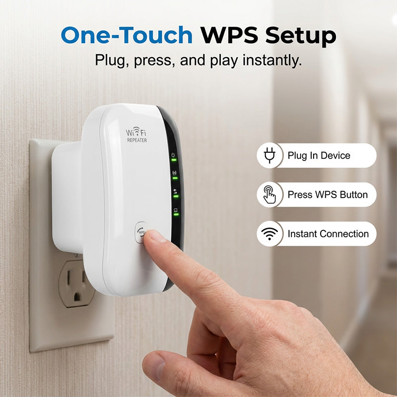 Wi-Fi opakovač a zosilňovač signálu s rýchlosťou 300 Mb/s