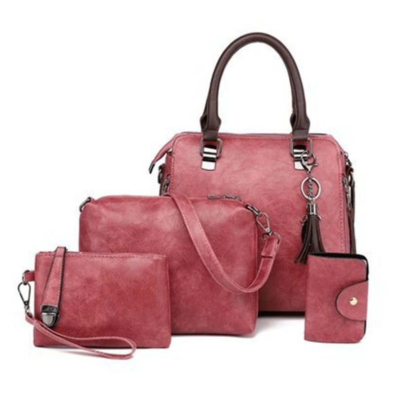 👜Dámska 4dielna sada kabeliek z PU kože – elegantná, všestranná a nadčasová ✨